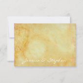 RSVP-antwoordkaart voor bruiloft, Aziatisch beïnvl RSVP Kaartje (Achterkant)