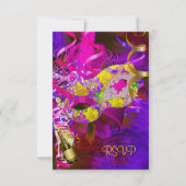 RSVP antwoordmaskers Champagne Geel (Voorkant)