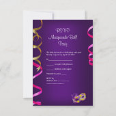 RSVP antwoordmaskers Champagne Geel (Achterkant)