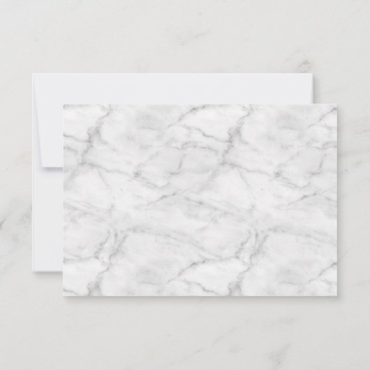 RSVP ANTWOORDT modern, eenvoudig grijs goud (Achterkant)