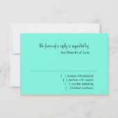 RSVP Aqua en Blue Star van David (Achterkant)