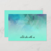 RSVP Aqua en Blue Star van David (Voorkant / Achterkant)