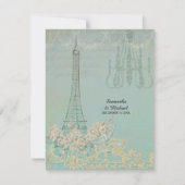 RSVP Aqua  Paris Parijse stijlvolle bruiloft (Voorkant)