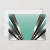 RSVP Art Deco Glam Nouveau | blauwgroen (Achterkant)