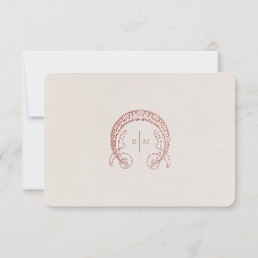 RSVP  Art Nouveau William Morris in Kaart (Achterkant)