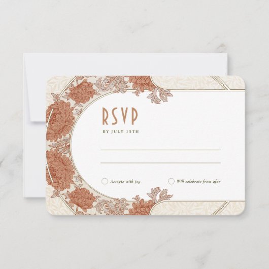 RSVP  Art Nouveau William Morris in Kaart (Voorkant)