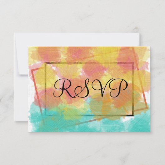 RSVP Artsy Gouache Geometrische Waterverf (Voorkant)