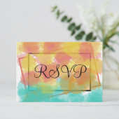 RSVP Artsy Gouache Geometrische Waterverf (Staand voorkant)