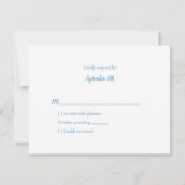 RSVP-Baby shower Schattige grijs Beer RSVP Kaartje (Achterkant)