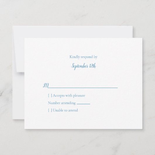 RSVP-Baby shower Schattige grijs Beer RSVP Kaartje (Achterkant)