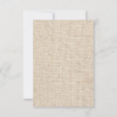 RSVP | Baby's Breath Mason Jar Rustic Wedding Kaartje (Achterkant)