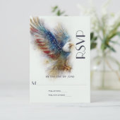 RSVP Bald Eagle Patriotic USA Semiquincentennial (Staand voorkant)