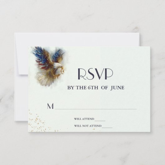 RSVP Bald Eagle Patriotic USA Semiquincentennial (Voorkant)