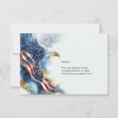 RSVP Bald Eagle Patriotic USA Semiquincentennial (Achterkant)