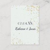 RSVP Bald Eagle Patriotic USA Semiquincentennial Informatiekaartje (Achterkant)