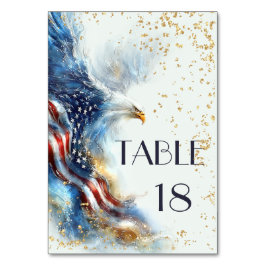 RSVP Bald Eagle Patriotic USA Semiquincentennial Kaart