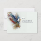 RSVP Bald Eagle Patriotic USA Semiquincentennial Kaartje (Achterkant)