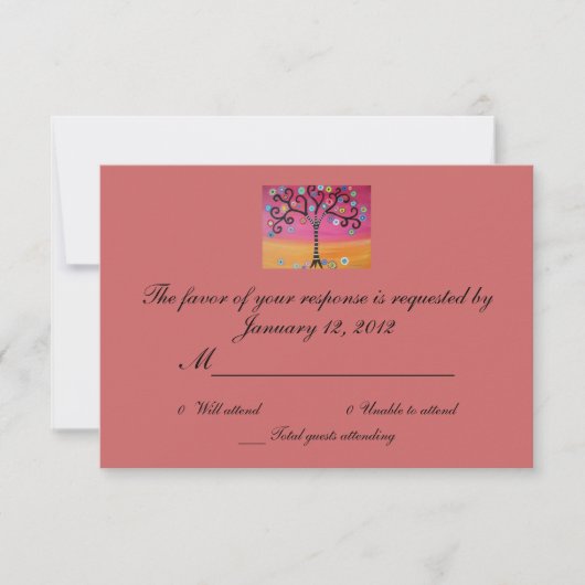 RSVP Bar Bat Mitzvah (Voorkant)