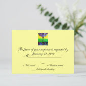 RSVP Bar Bat Mitzvah Kaartje (Staand voorkant)