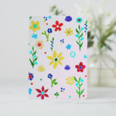 RSVP Bar Bat Mitzvah-reactiekaart (Staand voorkant)