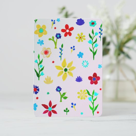 RSVP Bar Bat Mitzvah-reactiekaart (Staand voorkant)