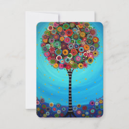 RSVP Bar Bat Mitzvah-reactiekaart Kaartje