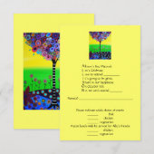 RSVP Bat Mitzvah- Allison Kaartje (Voorkant / Achterkant)