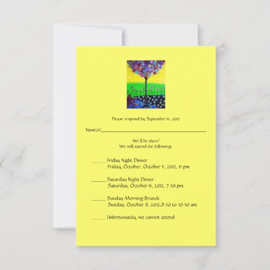 RSVP Bat Mitzvah voor Ally Kaartje (Voorkant)