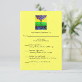 RSVP Bat Mitzvah voor Ally Kaartje (Staand voorkant)