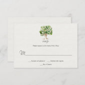RSVP bijtende eikenboom | (Voorkant / Achterkant)