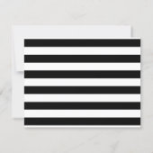 RSVP Birthday Party - Gold Black Red Card Kaart (Achterkant)