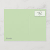 RSVP bloementuin Uitnodiging Briefkaart (Achterkant)