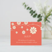 RSVP - Bloom Uitnodiging Briefkaart (Staand voorkant)