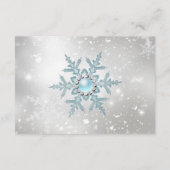 RSVP Blue Pearl Snowflake Kerstfeest (Achterkant)