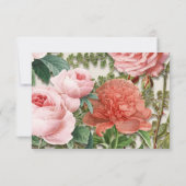 RSVP Blush Roos Gold Romantisch  Roze Bloemen (Achterkant)