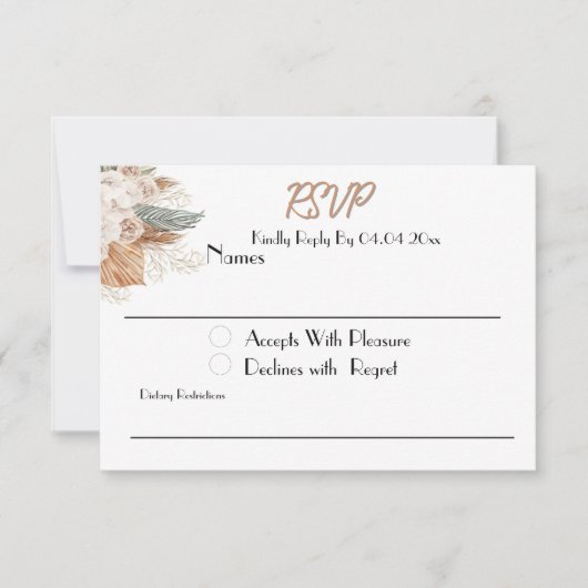 RSVP Boheemse Terracotta (Voorkant)