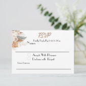 RSVP Boheemse Terracotta  Kaartje (Staand voorkant)