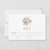 RSVP Bohemian Baptism Boho Christening (Voorkant)