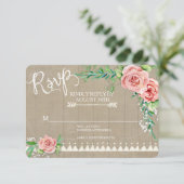 RSVP BOHO Flower Peony Babys Breath Barn Boerderij (Staand voorkant)