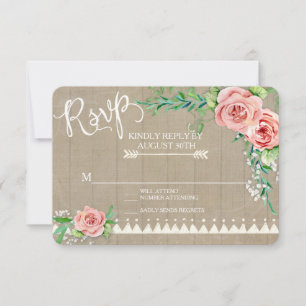RSVP BOHO Flower Peony Babys Breath Barn Boerderij