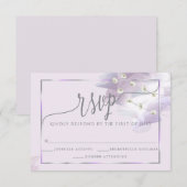 RSVP  |  BOHO Paarse Ombré Plisséerand (Voorkant / Achterkant)