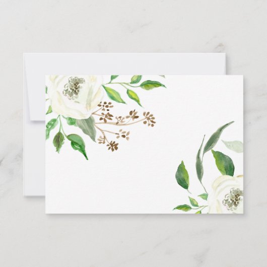 RSVP BOHO Rustic Wood RSVP Response Wild Roos (Achterkant)