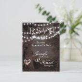 RSVP - Boom der Lichten Uitnodiging Briefkaart (Staand voorkant)