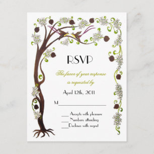 RSVP-boom, verticaal RSVP Kaartje