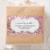 RSVP Bridal Sweet Monogram Roos Royal Lijst Etiket (Insitu)