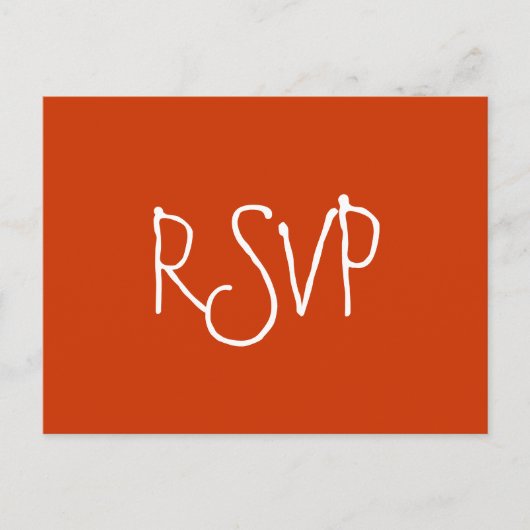 RSVP - BRIEFKAART (Voorkant)