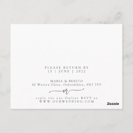 rsvp briefkaart (Achterkant)