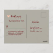 rsvp-briefkaart briefkaart (Achterkant)