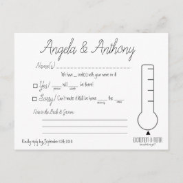 RSVP Briefkaart (bruiloft)