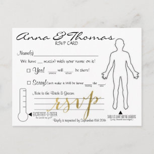 RSVP Briefkaart (bruiloft)